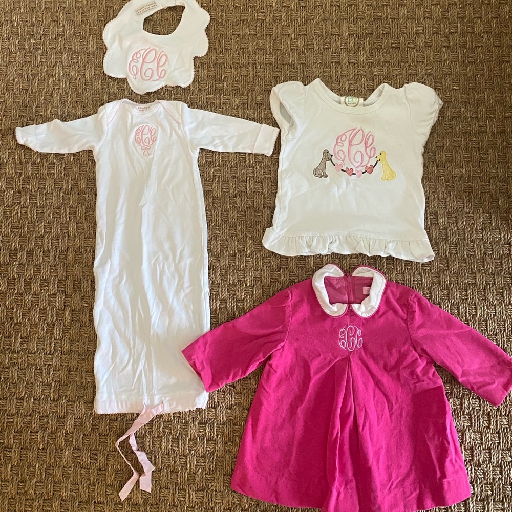 Lot of ECC Monogram Girls Clothes
